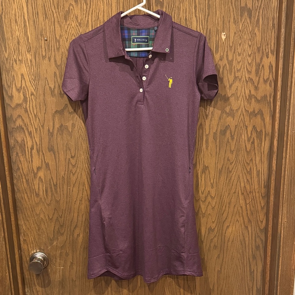 William Murray Golf Purple‎ Polo Dress